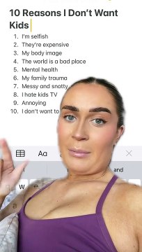 Son caros y molestos : Abogada causa polémica por sus razones para no tener hijos