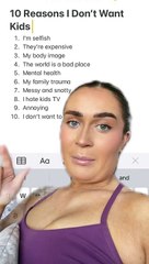 "Son caros y molestos": Abogada causa polémica por sus razones para no tener hijos