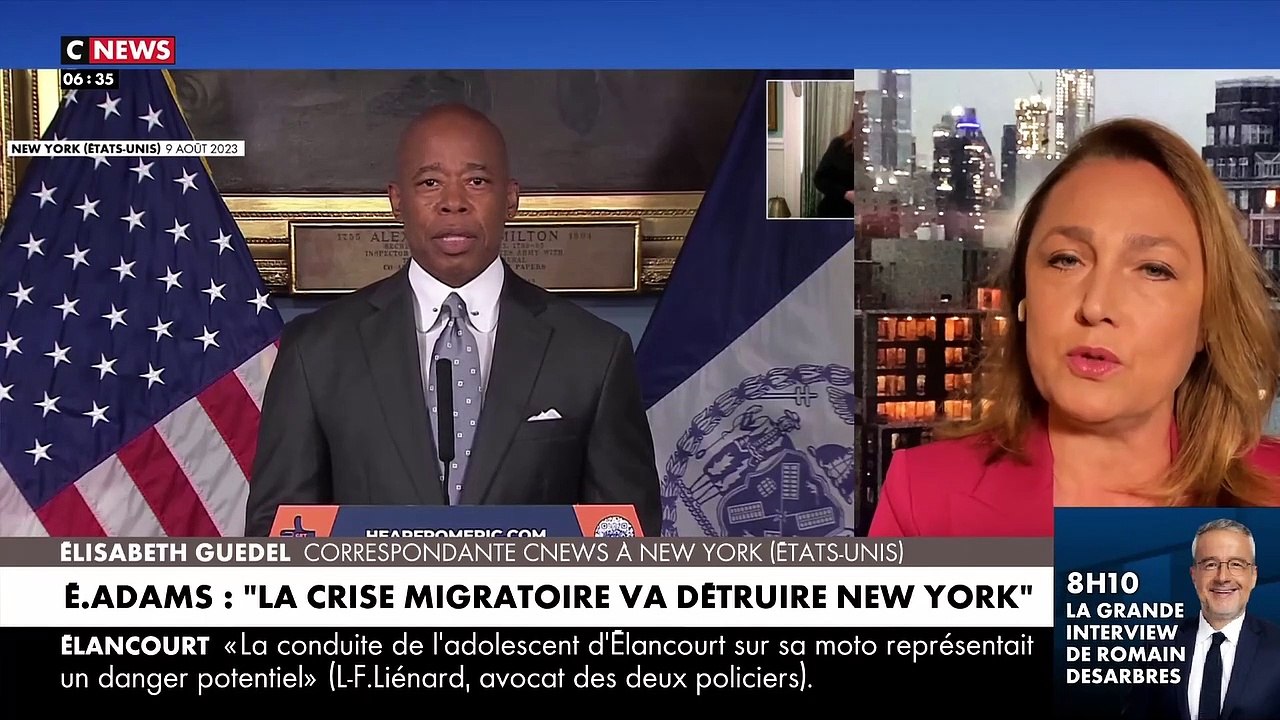 Le Maire démocrate de New York provoque un choc aux USA en affirmant que "la crise migratoire va détruite la ville" : "Chaque mois, environ 10.000 migrants ou demandeurs d'asile arrivent !"