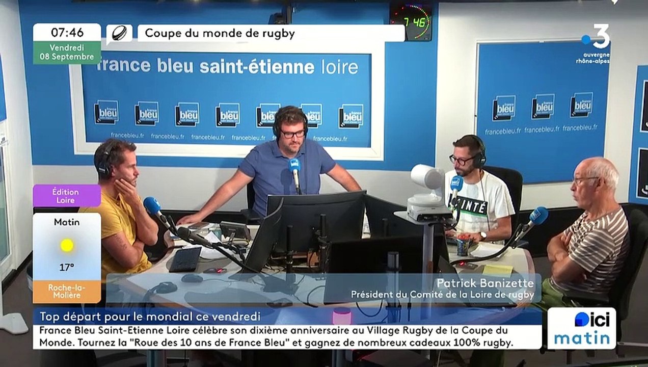 Patrick Banizette, Président du Comité de la Loire de rugby