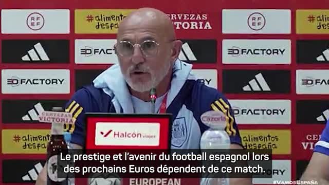 Espagne - De la Fuente : Le prestige et l'avenir du football espagnol dépendent de ce match