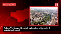 İçişleri Bakanı Ali Yerlikaya: Diyarbakır'da bombalı terör eylemi hazırlığındaki 5 terörist yakalandı