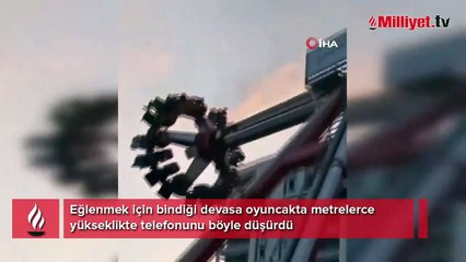 Bursa'da lunaparkta korku dolu anlar