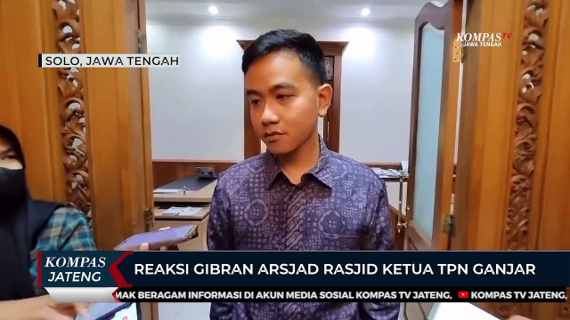 Reaksi Gibran Arsjad Rasjid Ketua TPN Ganjar