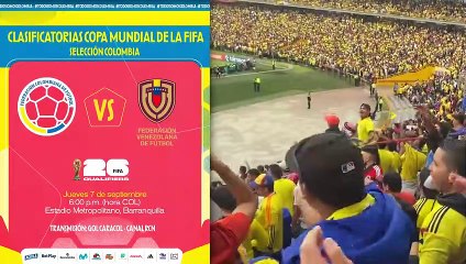 Descargar video: COLOMBIA Vs VENEZUELA (1-0) l Resumen y Gol del Partido l Eliminatorias Sudamericanas Mundial 2026 - FIFA World Cup 2026 Qualifying - CONMEBOL