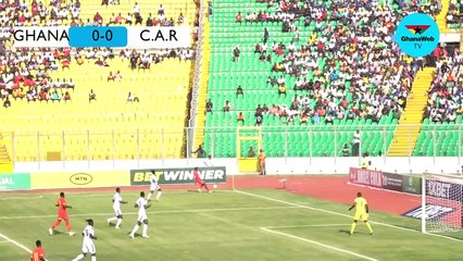 Ghana 2-1 Central African Republic  Goal Highlights  2023 AFCON Qualifiers