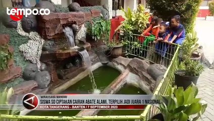 Download Video: Siswa SD Ciptakan Cairan Abate Alami, Terpilih Jadi Juara 1 Nasional