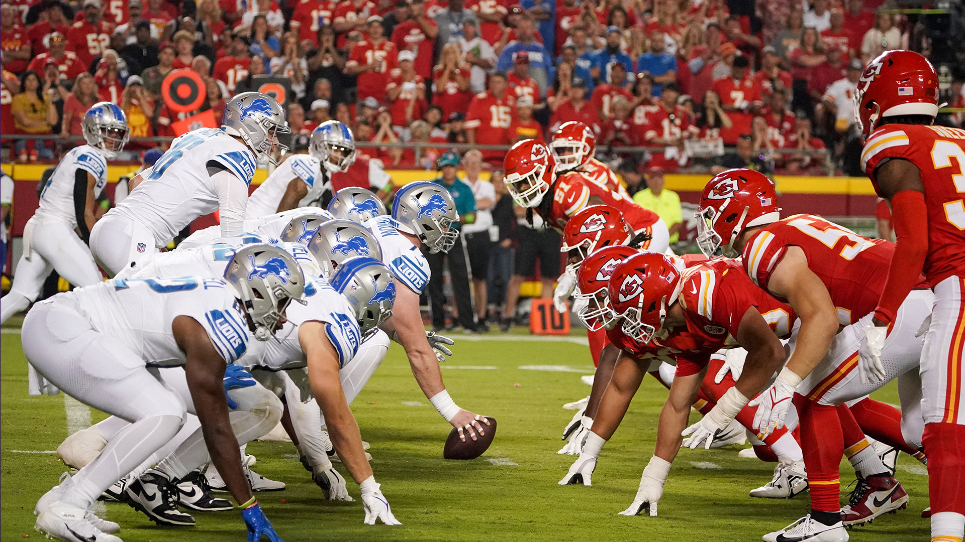 NFL : Le champion Kansas City tombe d'entrée face aux Lions !