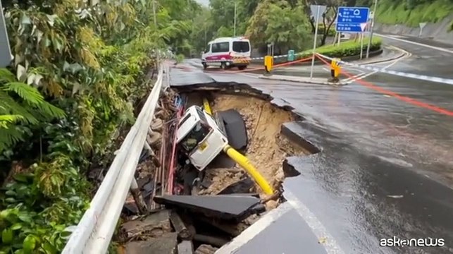 A Hong Kong le piogge pi? intense degli ultimi 140 anni