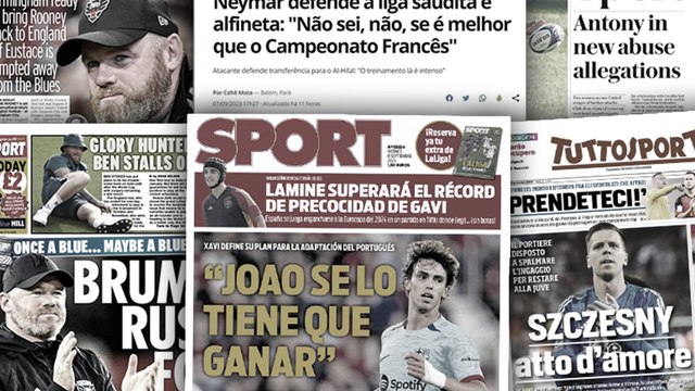 João Félix prend un premier coup de pression au Barça, Wayne Rooney appelé au secours