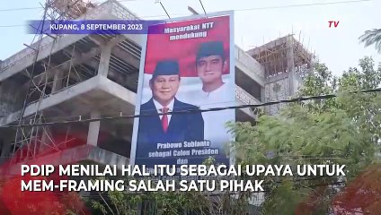 Respons PDIP soal Baliho Prabowo - Gibran: Ada Upaya Pecah Belah