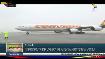 Presidente de Venezuela inicia histórica visita a China