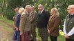 King and Queen meet well-wisher after private prayers