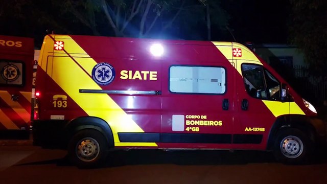 Siate é acionado para atender pessoa ferida no bairro Santos Dumont