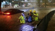 Hong Kong and southern China fight boundless flooding from record downpours