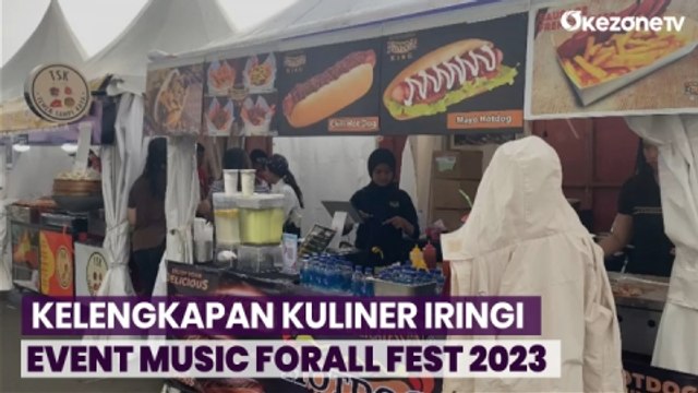 Kuliner Nusantara hingga Kekinian Iringi Event LMAC MUSIC FORALL FEST 2023