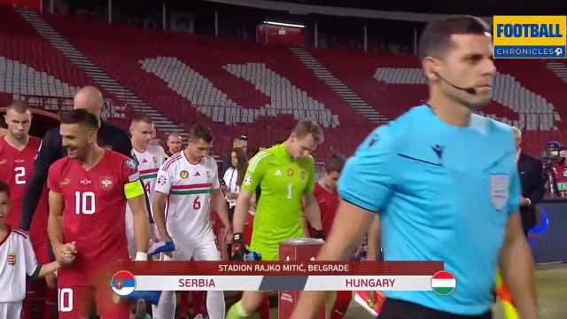 Serbia 1-2 Hungary | European Qualifers Euro 2024 | Highlights