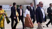 British Prime Minister Rishi Sunak arrives in India for G20 summit