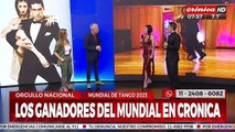 Orgullo nacional: Crónica HD recibe a los ganadores del Mundial de Tango