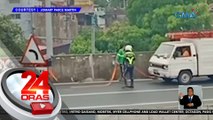 Magtutulak sana ng tumirik na utility van, patay nang maipit sa pag-araro ng truck; 2 sugatan | 24 Oras