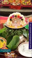 Mahishasurmardini Stotram being chanted during Ganesh Poojan