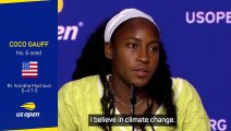 Gauff comments on protesters after reaching US Open final