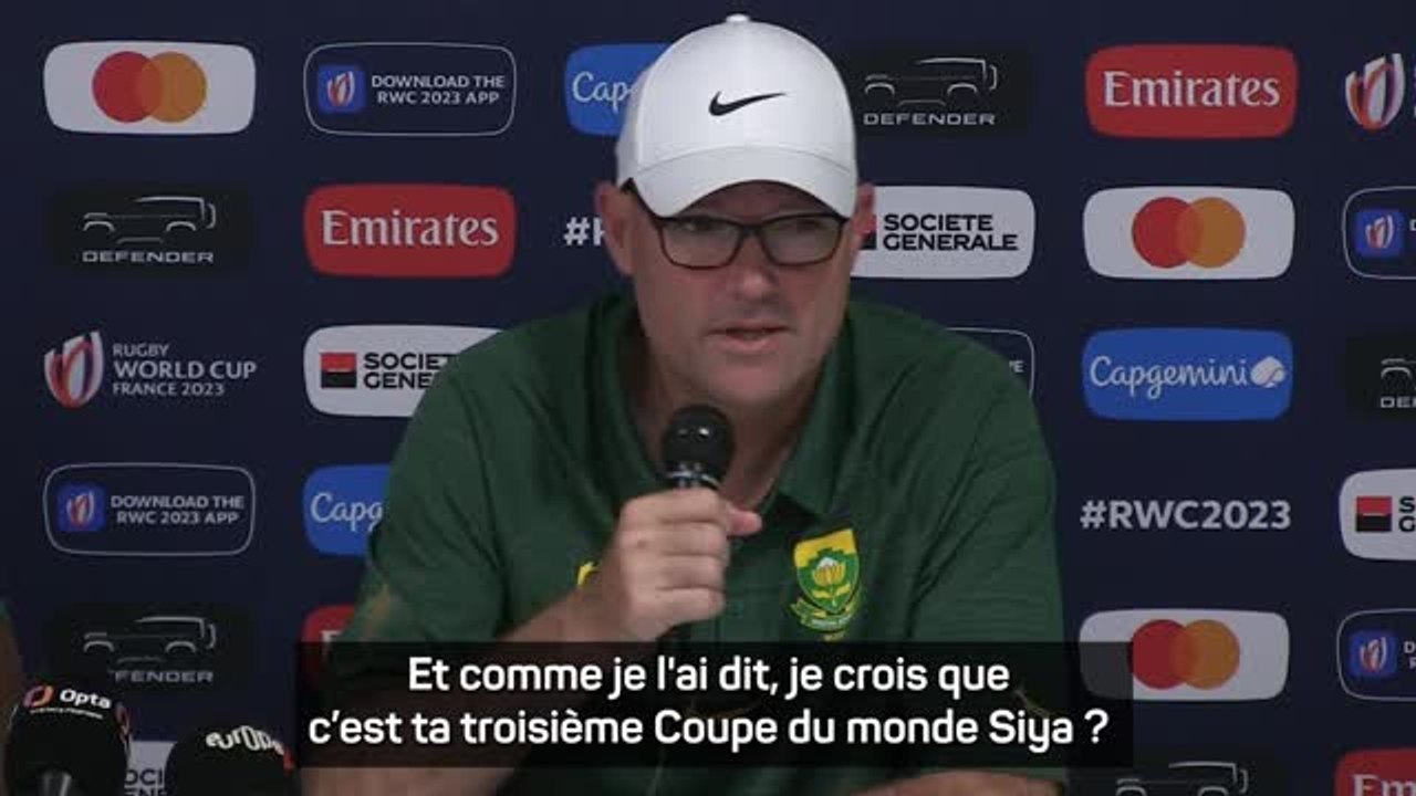 Afrique du Sud - Nienaber : "Très enthousiastes à l'idée de participer à cette Coupe du monde en France"