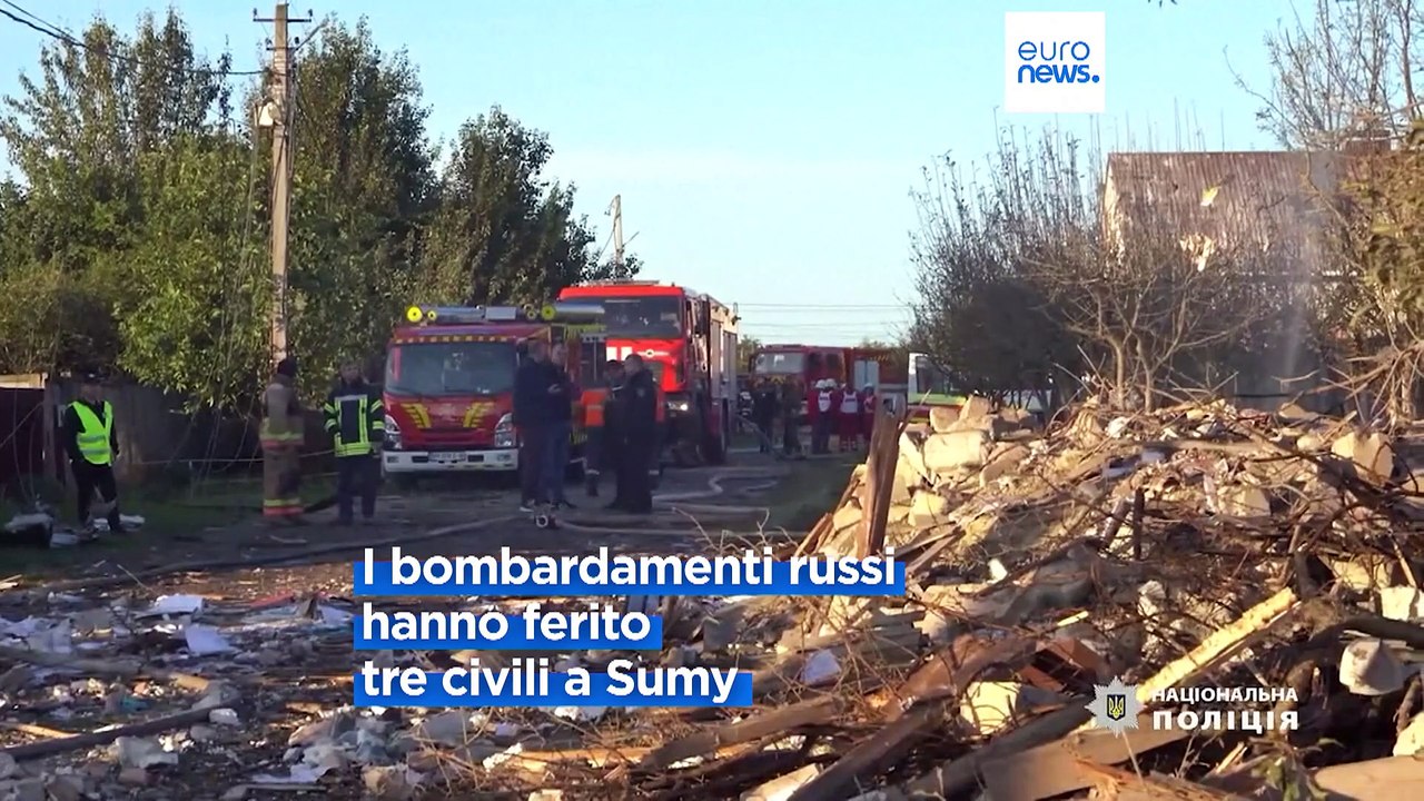 Ucraina, Attacchi russi nelle regioni orientali. Bombe sui civili a Sumy