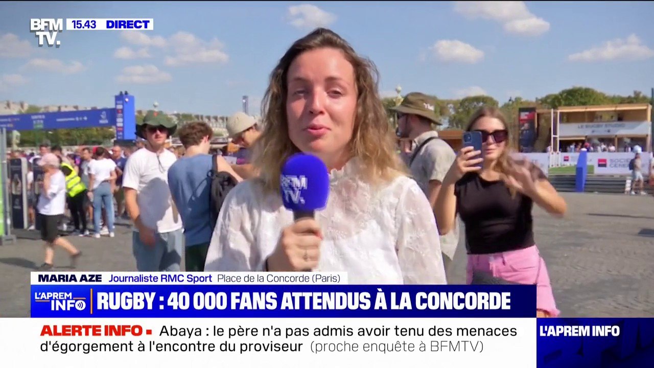 France - Nouvelle-Zélande: 40.000 supporters attendus au Village Rugby installé sur la place de la Concorde à Paris