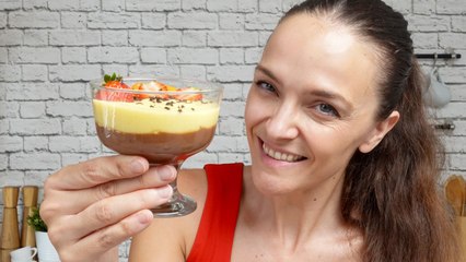 Natillas de manga y chocolate sin azúcar: el postre barato que alarga la vida