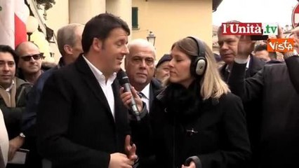 Renzi: «Coraggio, l'Italia non ha paura»