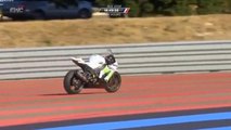 Bol D'Or, il pilota cade ma la moto continua a correre