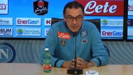 Napoli, Sarri: "Partita con l'Inter sarà difficile, ma non sento pressione"
