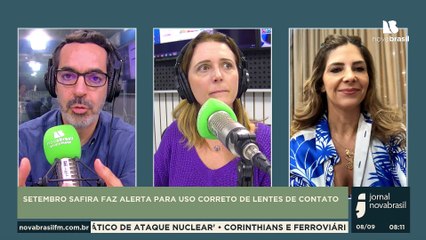 SETEMBRO SAFIRA FAZ ALERTA PARA USO CORRETO DE LENTES DE CONTATO