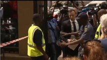 Pistorius arriva in tribunale a Pretoria per udienza su cauzione