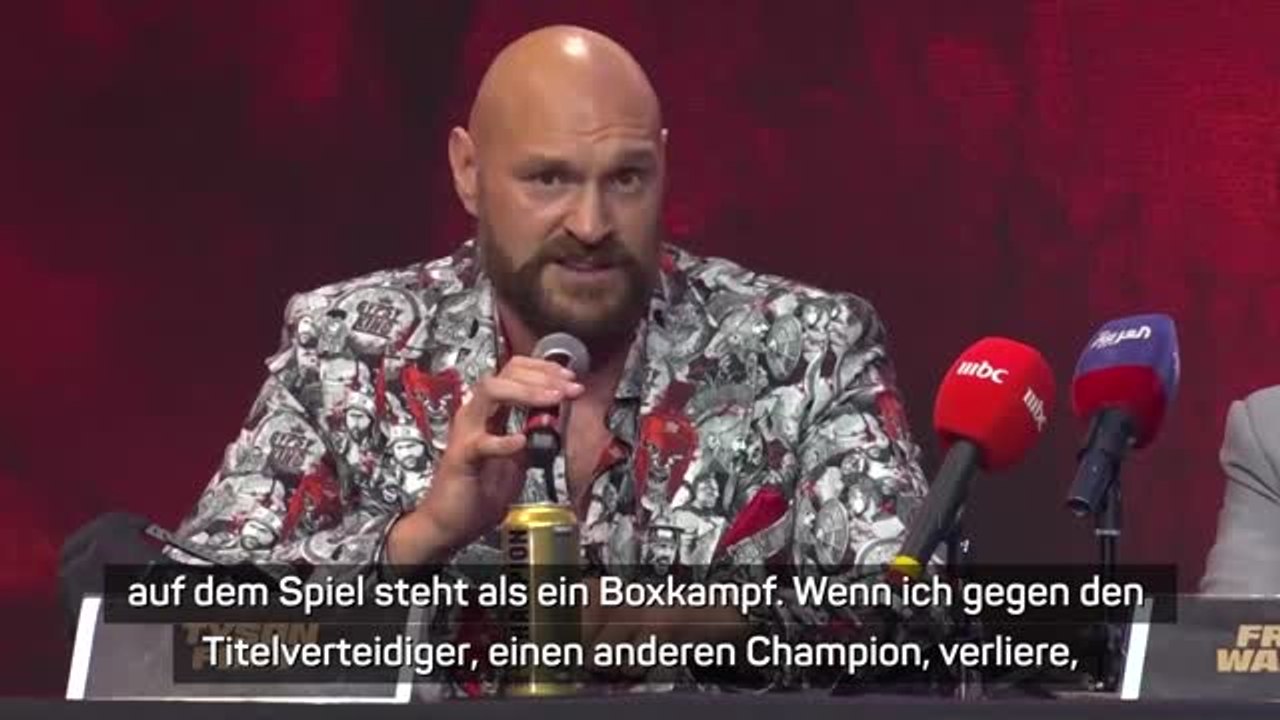 Fury: bei ngannou-sieg "sollen alle lachen"