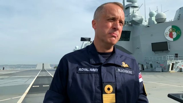 HMS Queen Elizabeth preparing to depart Portsmouth ahead of major Nato deployment amid Russia-Ukraine war