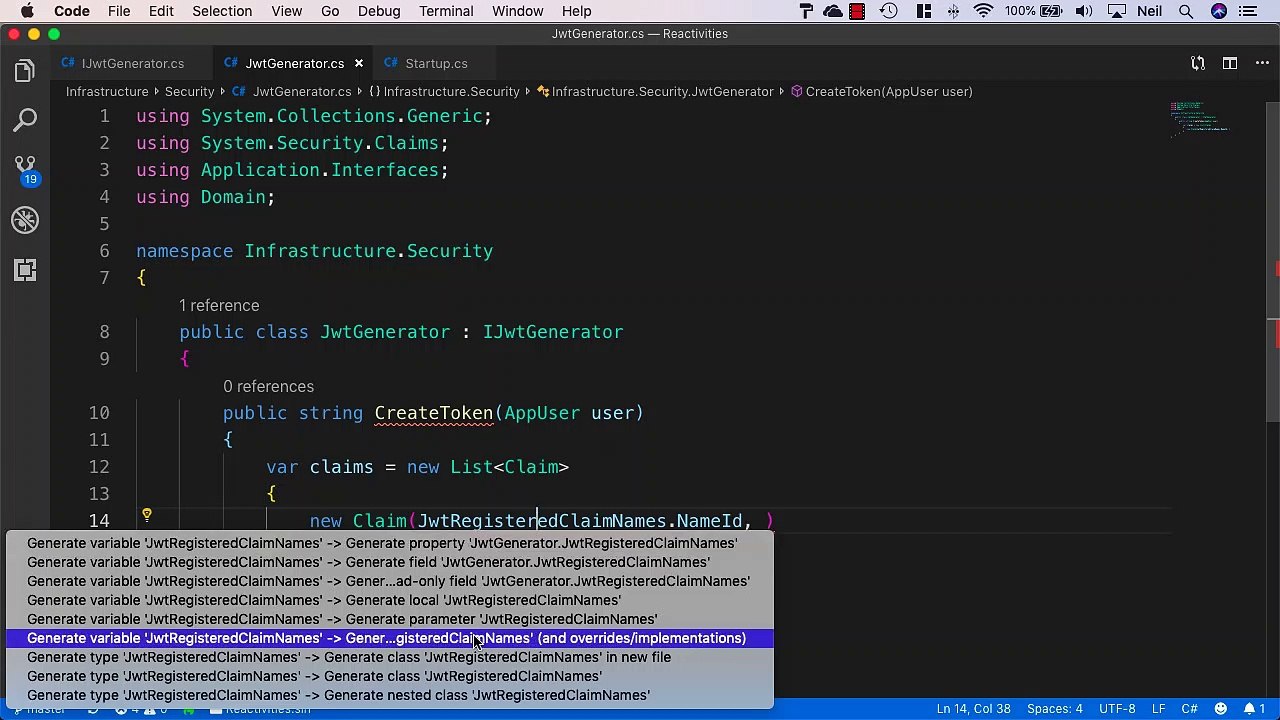 ASP.NET Core Identity (Legacy) - Generating a JWT Token