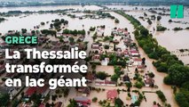 En Grèce, la Thessalie transformée en lac géant après des pluies extrêmes