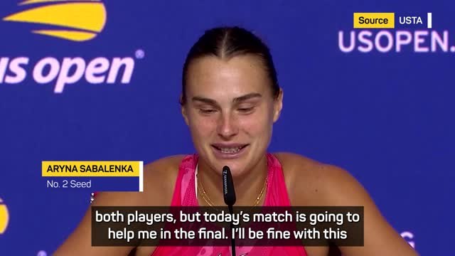 Sabalenka hopes for some support in the final against home-hope Gauff