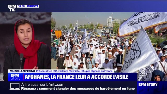 Muzghan Feraji, réfugiée afghane en France: Les hommes [qui manifestaient pour nos droits] ont été tapés, fouettés