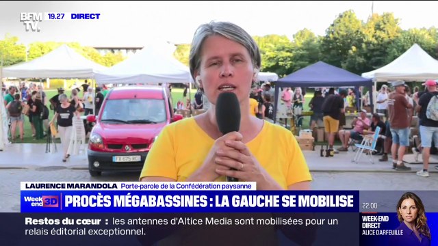Procès de Niort contre les organisateurs des manifestations anti-mégabassines: C'est de la répression de nos droits syndicaux , affirme Laurence Marandola (Confédération paysanne)