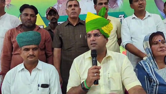 हरियाणा के उप मुख्यमंत्री और जेजेपी नेता दुष्यंत चौटाला ने नागौर में कर दी विधानसभा चुनाव की यह घोषणा...