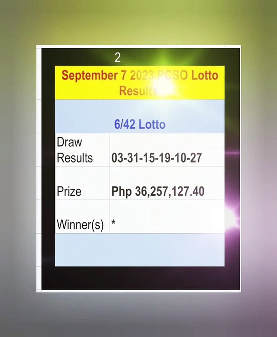 Lotto result sept best sale 19