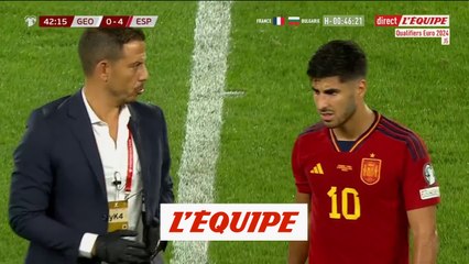 Asensio (PSG) sorti blessé en Géorgie - Foot - Qualif. Euro - ESP