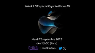 iWeek LIVE Keynote iPhone 15
