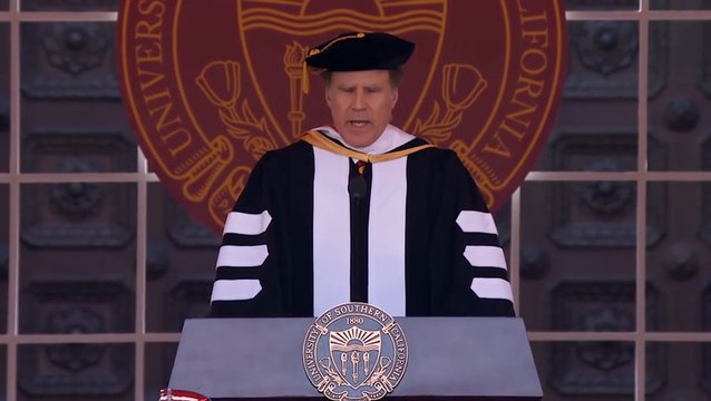 Will Ferrell Serenades USC Graduates During Commencement Speech