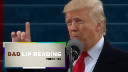 Bad Lip Reading Tackles Inauguration Day