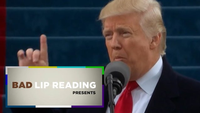 Bad Lip Reading Tackles Inauguration Day