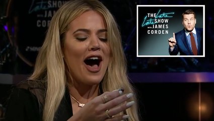 Khloe Kardashian Eats a Bloody Fish Eye